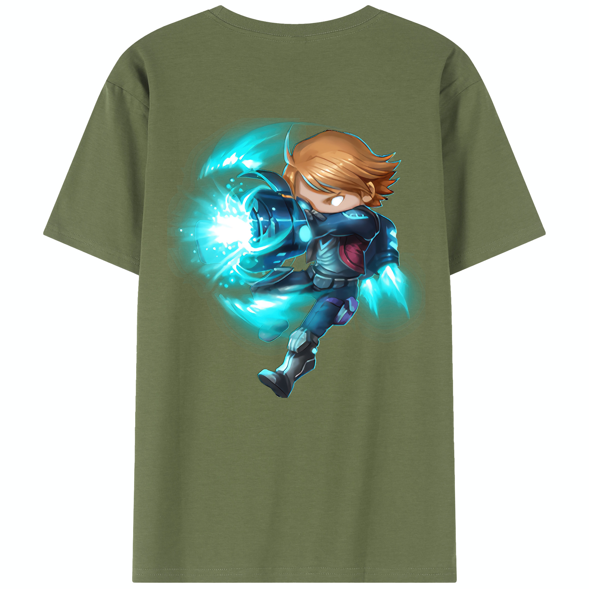 リーグ・オブ・レジェンド League of Legends LOL 綿100％半袖Tシャツ（背面プリント）